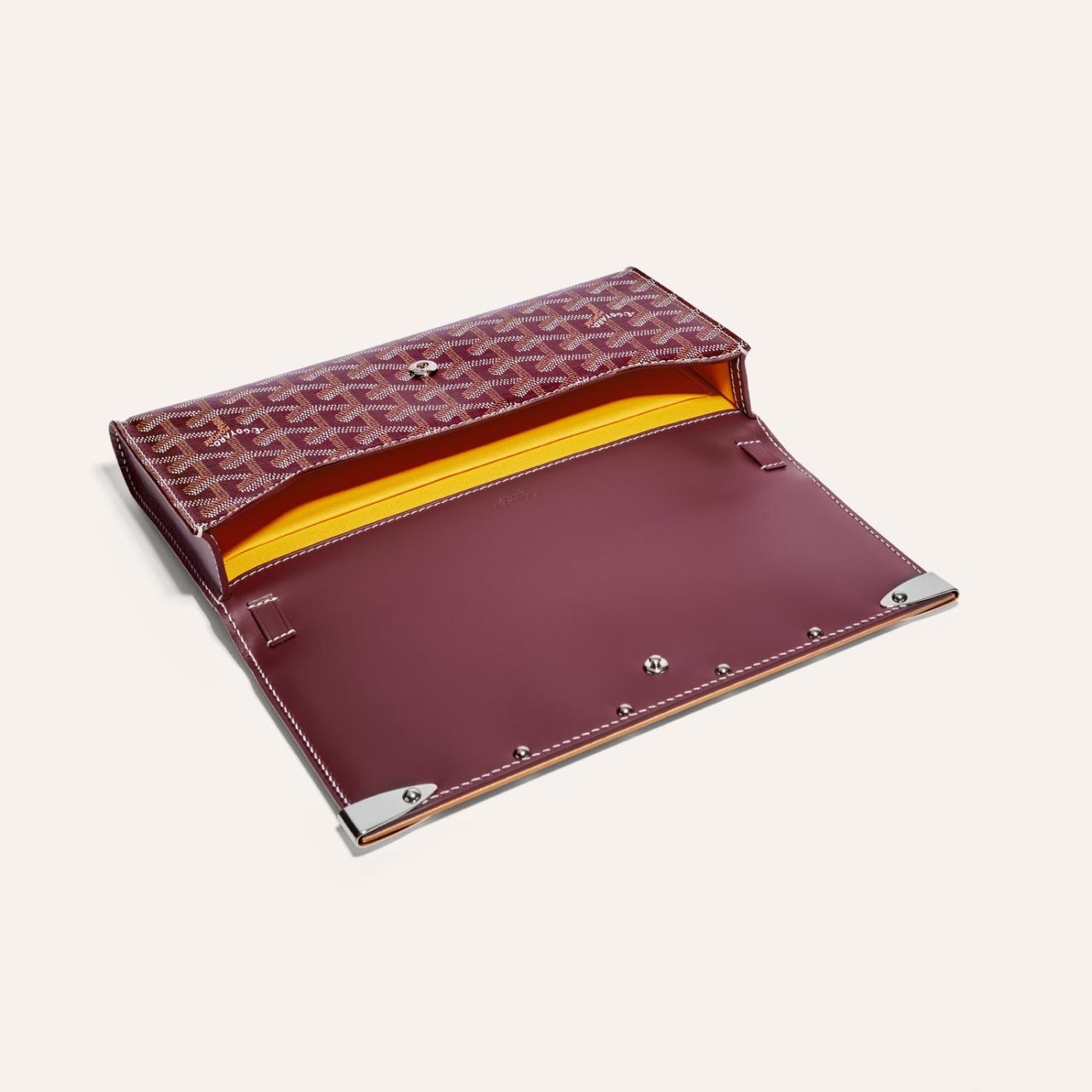 Goyard Monte-Carlo PM Clutch Burgundy - Image 4